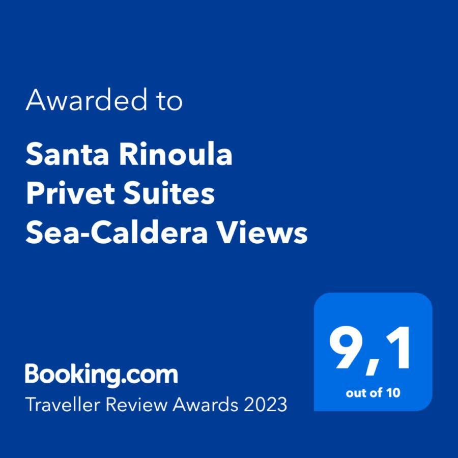 Santa Rinoula Suites Sea Sunset Views Adults Only Megalochori  Exterior foto